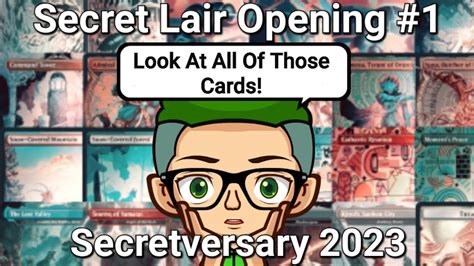 Secret Lair Opening Secretversary Youtube