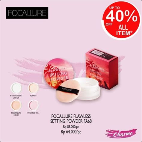 Jual Ready Ori Focallure Flawless Setting Powder Loose Powder Fa