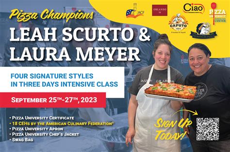 3 Day Intensive Four Signature Styles In Three Days” With Pizza