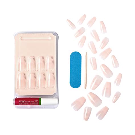 Køb Kunstige negle Salon Acrylic Nude Leilani fra Kiss Matas