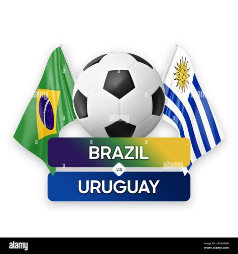 Brazil vs Uruguay national teams soccer football match competition ...