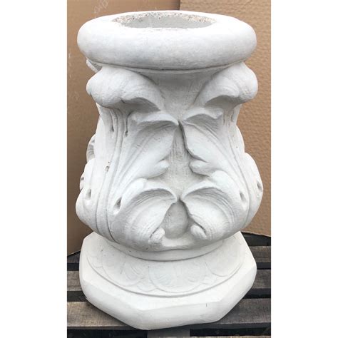 Leaf Pedestal Concrete Plinth Stand 1816 Wantirna Garden