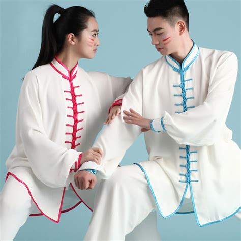 4colors High Quality Tai Chi Clothing Cotton Silk Martial Arts Suit