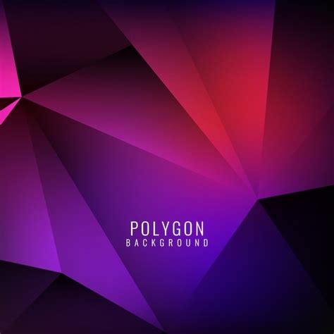 Free Vector Bright Pink Polygonal Background