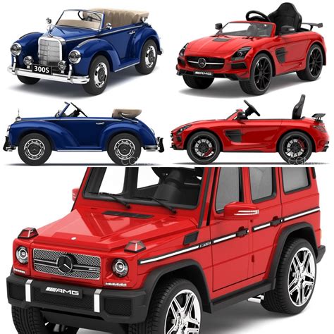 Toy Car Mercedes-benz 300s - 3D Model for VRay