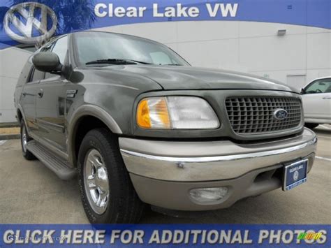 2000 Estate Green Metallic Ford Expedition Eddie Bauer 45396500 Car Color