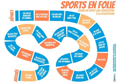 Sports En Folie Un Jeu Pour R Viser Les Sports A A Les Zexperts Fle