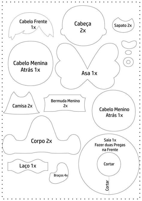 Molde Para Hacer Un Angel Bebe De Fieltro Moldes De Bebe Muñecas De Trapo Moldes Patrones De