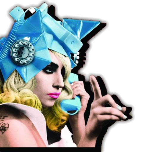 Lady GaGa - Telephone PNG by HeavyFallenTears on DeviantArt