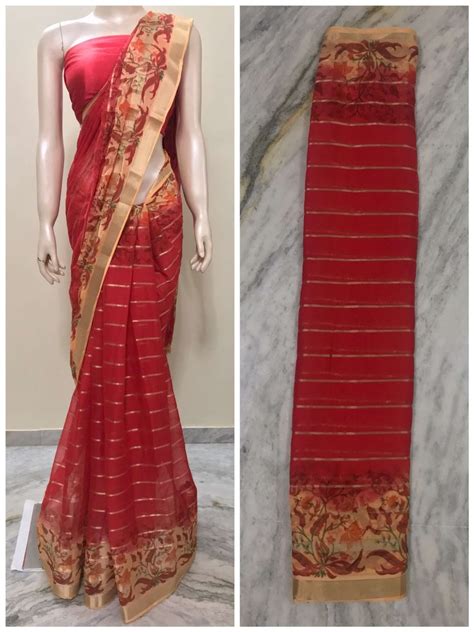 Party Wear Semi Pure Chiffon Printed Saree At Rs In Surat Id