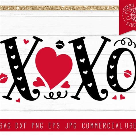 Hugs And Kisses Love And Wishes Svg Cut File Rustic Etsy