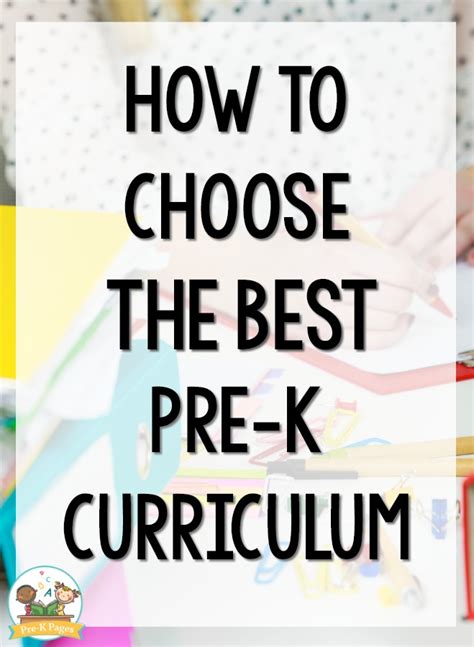 Best Preschool Curriculum - Pre-K Pages