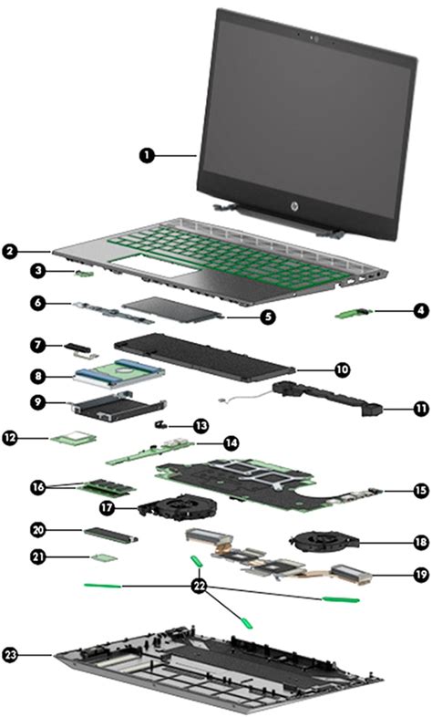 Hp Pavilion Gaming 15 Cx0000 Laptop Pc Illustrated Parts Hp® Customer Support