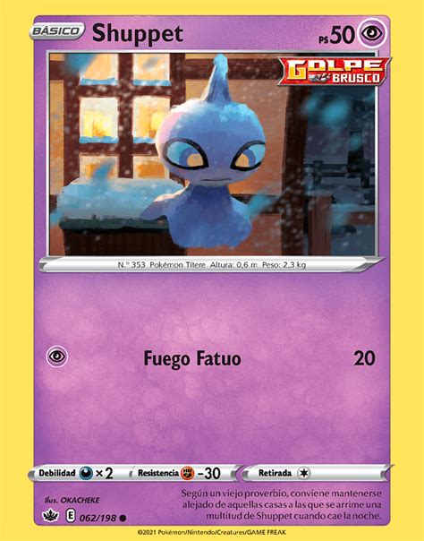 Shuppet 062 198 Reinado Escalofriante Trading Card Game