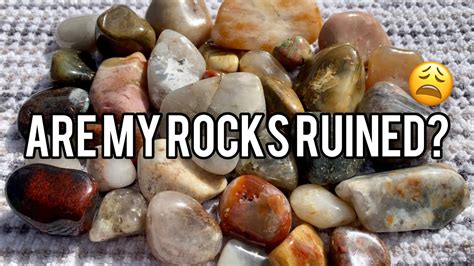 Rock Tumbling 101 How To Prevent Cracked Dull Rocks Youtube