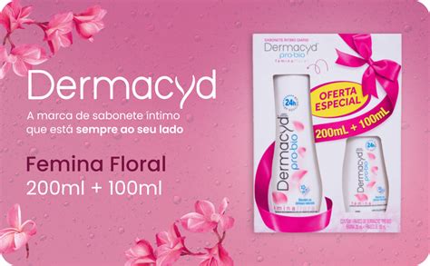 Sabonete Líquido íntimo Dermacyd Femina 24h 200 Ml Br