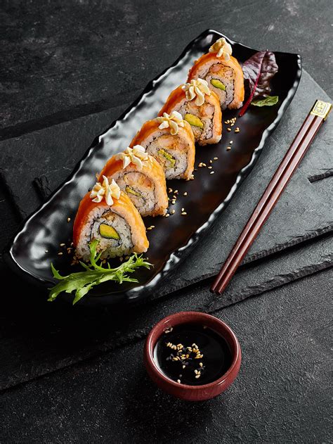 Ama Sushi Menu Food Photography On Behance Yakisoba Japanese Food