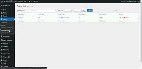 Sales Agent For Woocommerce Sales Agent Commission Plugin