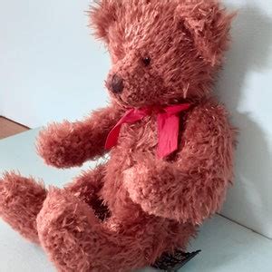 Russ Berrie Jean Claude Brown Teddy Bear Vintage Soft Plush Etsy