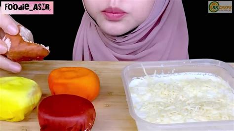 Asmr Durian Crepe Mixed Crepe Soft Eating Sounds No Talking Youtube