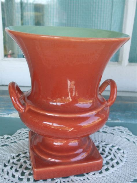 Vintage Red Wing Pottery Vase Urn Reserved For Mllarussa