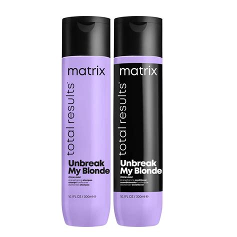 Kit Unbreak My Blonde Shampoo Y Acondicionador Ml Peluquerosya Cl