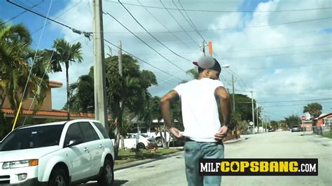 Skinny Criminal Thug Bangs Milf Officers Inside A Private Room