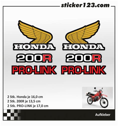 Honda Xl R Aufkleber Set