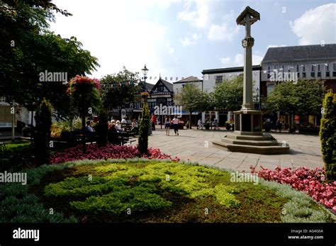 Nantwich Town Centre Cheshire England UK Stock Photo - Alamy