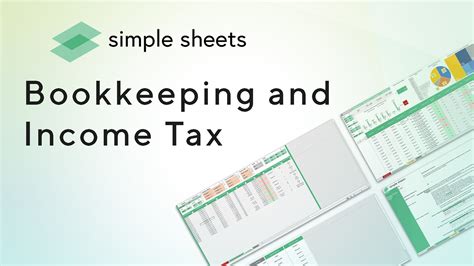 Bookkeeping and Income Tax Excel & Google Sheets Template