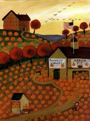 Pumpkin Valley Cheryl Bartley Giclee Print Cheryl Bartley Art