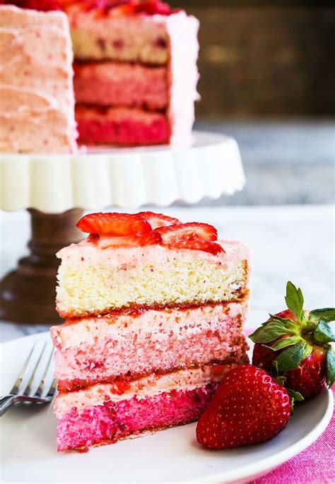 Strawberry Layer Cake With Strawberry Frosting VIDEO Recipe