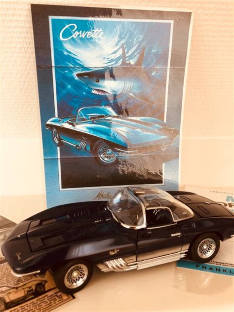 1961 Mako Shark Corvette 1 24 Franklin Mint XP 755 Catawiki