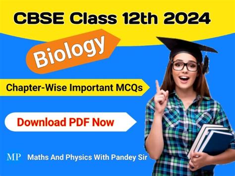 Important Biology MCQs For Class 12 Session 2023 24 Chapter Wise With