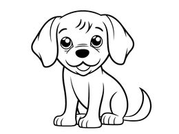 Beagle Coloring Joy Coloring Page