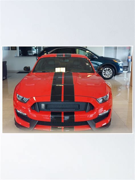 Poster For Sale Mit 2020 Ford Mustang Shelby Gt 350 Von Paulboggs Redbubble