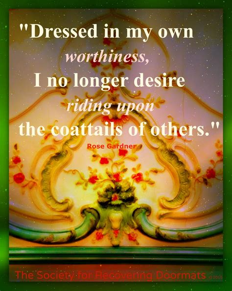 Self worth. - The Society for Recovering Doormats