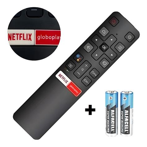 Controle Remoto Tcl Tv Smart Rc802v 55p8m Netflix Globoplay MercadoLivre