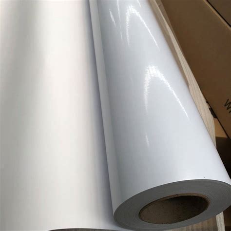 Printable White PVC Self Adhesive Vinyl Sticker Roll For Digital