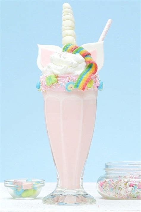 This Magical Unicorn Boozy Milkshake Is Happiness In A Glass Recipe