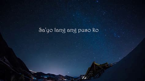 Albert Panopio Sayo Lang Ako Official Lyric Video YouTube