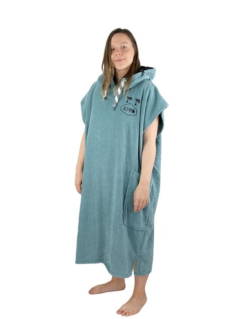 Poncho Surf Bain Et Plage Homme Blue Green ALL IN