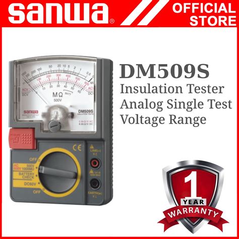 Sanwa DM509S Analog Insulation Tester Shopee Malaysia