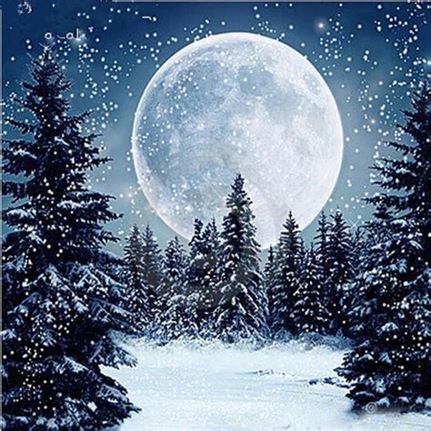 Snowy Night Painting at PaintingValley.com | Explore collection of Snowy Night Painting