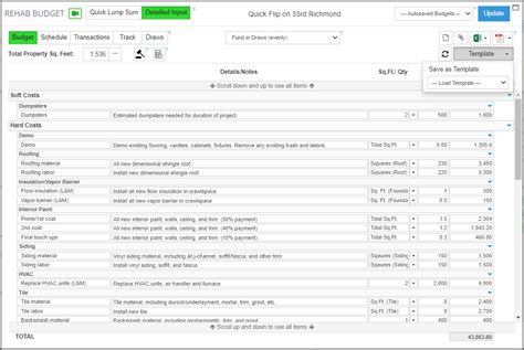 Fix And Flip Rehab Valuator