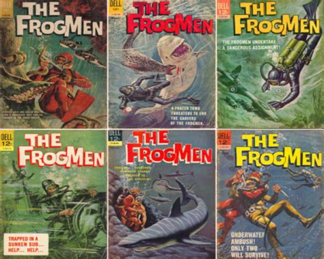 1962 1964 The Frogmen Comic Book Package 7 EBooks On CD EBay