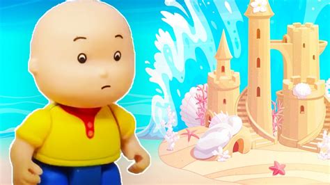 Caillou E A Escultura Em Areia Caillou Em Portugu S Wildbrain Youtube