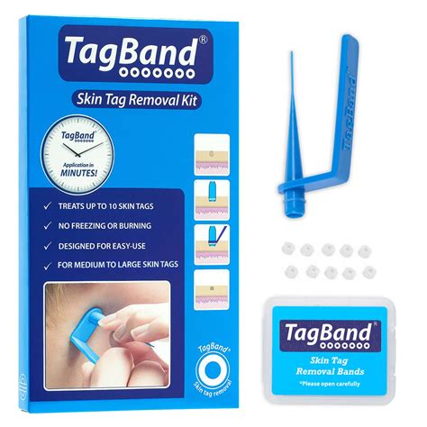 Original TagBand Large Skin Tag Remover: Skin Tag Removal Kit for ...