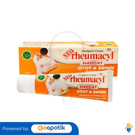 Ulasan Produk NEO RHEUMACYL HANGAT OTOT SENDI CREAM 30 GRAM TUBE