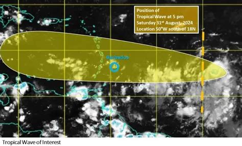 Barbados Flash Flood Warning Issued Amid Tropical Wave And Heavy